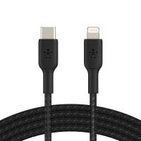 belkin boost charge cable usb-c a lightning 2m negro