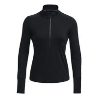 under armour qualifier run half-zip camiseta de manga larga mujeres-negro