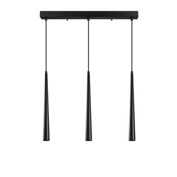 Lámpara De Techo Ugur-6074 Negro Metal 58x5x135 Cm