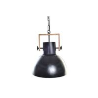 lampara techo metal mango 40x40x49 negro