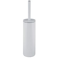escobilla de bano con soporte acero inox spirella akira 40x95x95cm blanco