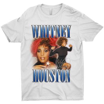 Whitney Houston Tops y Camisetas 90s Homage para mujer