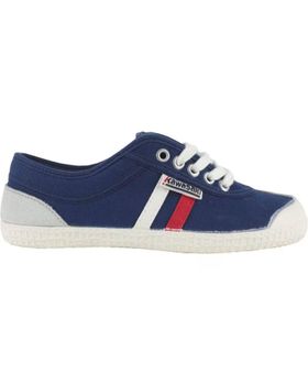 de KAWASAKI ZAPATILLAS LONA KAWASAKI RETRO 23 K2390W AZUL MARINO FRANJA 90W NAVY STRIPE