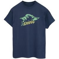 disney camiseta manga larga the mandalorian the child para mujer
