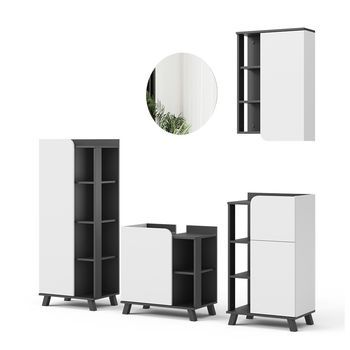 Conjunto De Muebles De Baño Karen 5 Partes Vicco