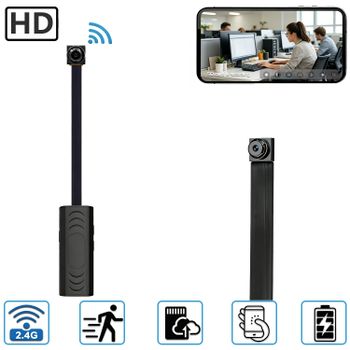 Mini Cámara WiFi HD Inalámbrica, Módulo DIY, Cámara de Seguridad Portátil Pequeña, Detección de Movimiento, Cámara de Vigilancia para el Hogar