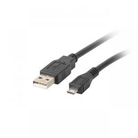 lanberg cable micro usb a usb 20 18m negro