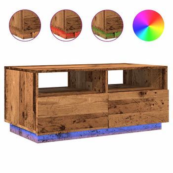 Mesa De Centro 49x90x40 Cm Madera - Marrón