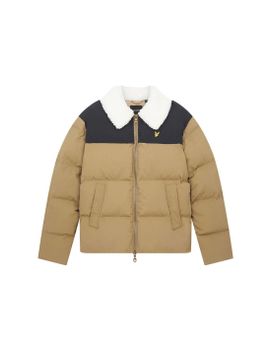 Chaqueta Lyle & Scott Borg Collar Marron Hombre