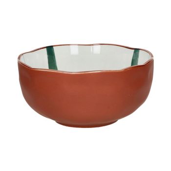 Cuenco de porcelana verde d20