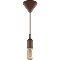 colgante colibri 1xe27 alregxd7cm marron