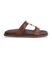 alpe para mujer 557917 sandalias de piel isabella marron 37 plano ninguno casual