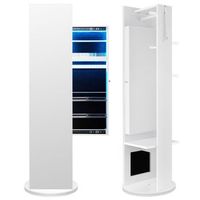 gabinete de joyeria giratorio de 360 con espejo y luces led gabinete con espejo independiente