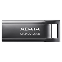 adata lapiz usb ur340 128gb usb 32 metal black