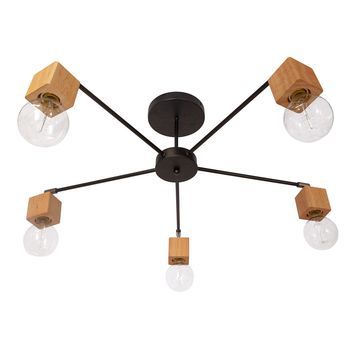 Lámpara De Techo Diseño Escandinavo - Bellou  Negro