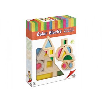 Cayro Cayro Bloques de Colores de Madera 8170 - Juguete Construcción Primera Infancia