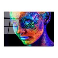 pintura vidrio templado uv-220 multicolor 70x100 cm