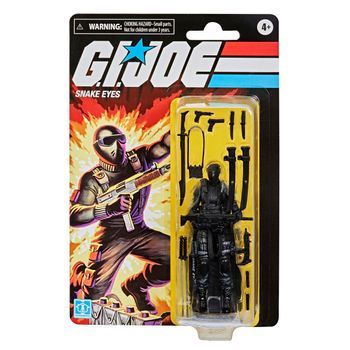 Snake Eyes - Figura - Gi Joe Retro - 4 Años+