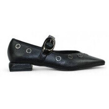 Ezzio Zapatos de tacón zapato tipo mercedes con tacon 3 cm con ojetes metal para mujer