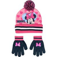 dessins animes gorro set de invierno braga para cuello gorro guantes azul mari para nina
