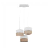 lampara colgante blancolino 3 luces