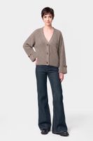 jeans denim de pierna recta indaco 46