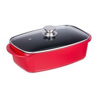 asador con tapa - blacksilvertransparent - 131x40x24cm