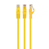 cable de red gembird pp6u-05m cat6 utp 05 m amarillo chapado en oro