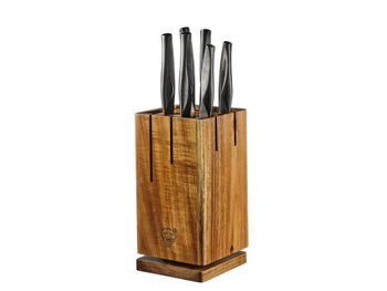 Bloque de cuchillos de cocina larus skagen - 7 piezas