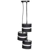 lampara de techo negra 36x33x100