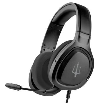Atlantis Land P003-H370-B auricular y casco Auriculares Alámbrico De mano Juego Negro