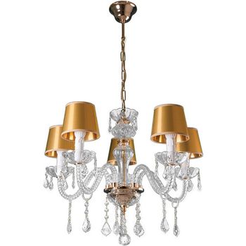 Lámpara de techo adelina 5xe14 al.reg.xd.50cm oro