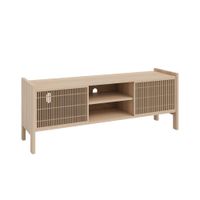 mueble tv para vinilos en pino macizo 1512 cm sin barnizar