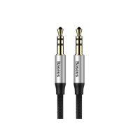 cable de audio baseus yiven m30 35mm macho a macho 15 m negro plata