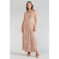 le temps des cerises vestidos vestido largo recto cuoco para mujer