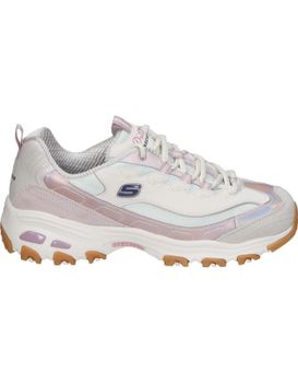 Zapatillas Para Mujer Plataforma Skechers 150556-ltpk En Blanco 37