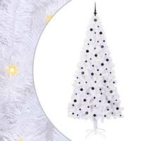 arbol de navidad  decoraciones de navidad artificial con 300 led 240 cm pvc y acero