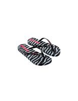 chanclas ipanema animal print vii mujer negro