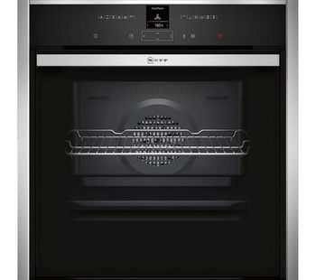 NEFF B57CR22N0B Slide & Hide Electric Oven - Stainless Steel, Stainless Steel