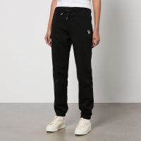 ps paul smith zebra organic cotton-jersey joggers - l - black