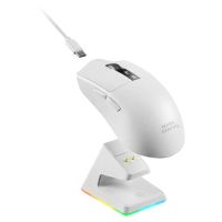 raton mars gaming mmw-elite tri-mode 20000 dpi blanco base rgb oled