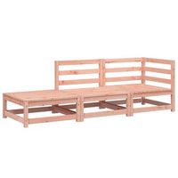 sofa de jardin con reposapies 2 plazas  sofa de exterior madera maciza de douglas