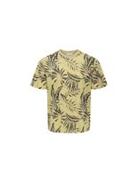 camiseta only  sons onskash reg leaf aop hombre pale verde oliva