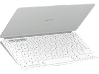 funda con teclado - logitech keys to go 2 para ipad bluetooth accesos directos multidispositivo smart actions iphone y macbook blanco