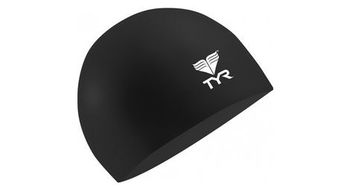 Gorro de bano de latex solido tyr negro