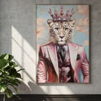 pintura sobre lienzo con marco cm 82x45x122
