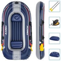hydro-force set barcas inflables treck x2 255x127 cm bestway
