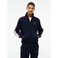 tommy hilfiger chaqueta deporte mw0mw44957 piquet-dw5 navy blue para hombre