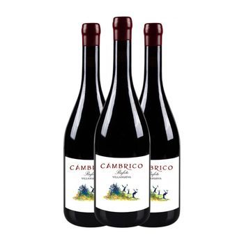 Cámbrico Vino Tinto Viñas Villanueva Vino 75 Cl 15% Vol. (pack De 3 Unidades)