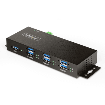 7-Port Managed Industrial USB Hub 5Gbps